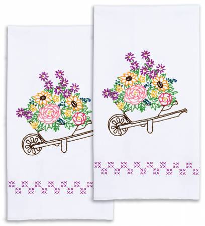 Wheelbarrow Decorative Hand Towels